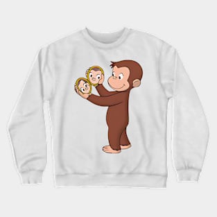 Curious George Looking good Crewneck Sweatshirt